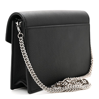 Louis Vuitton Soft Calfskin My Lockme Chain Pochette Black 3 of 10
