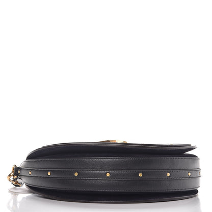 Chloe Calfskin Suede Medium Pixie Bag Full Blue 5 of 8