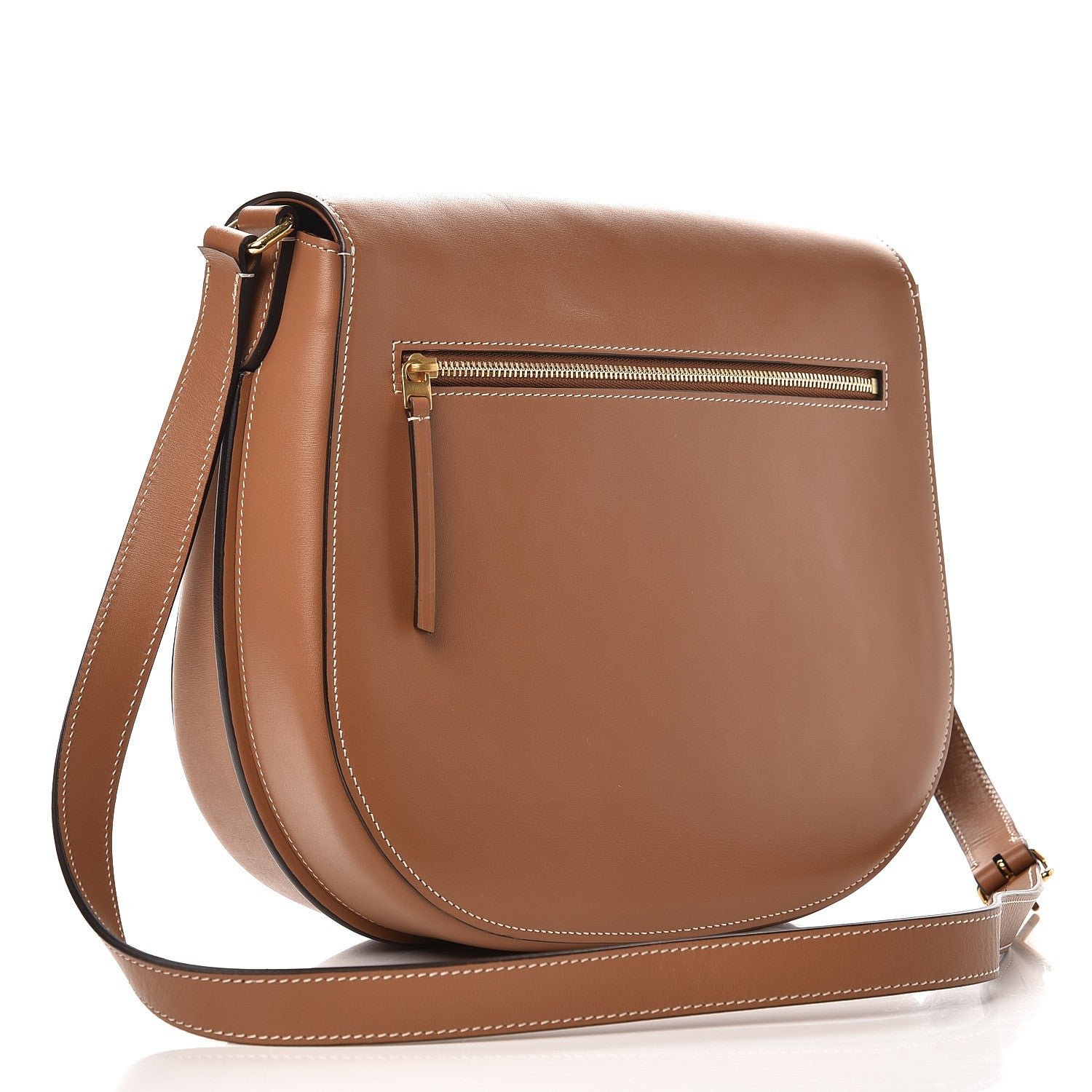 Celine Palmelato Calfskin Medium Trotteur Tan 3 of 7