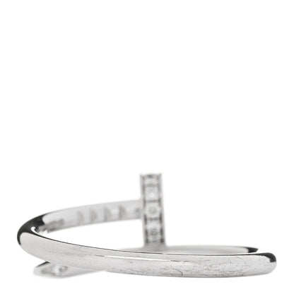 Cartier 18K White Gold Diamond Small Juste Un Clou Ring 51 5.75 3 of 6