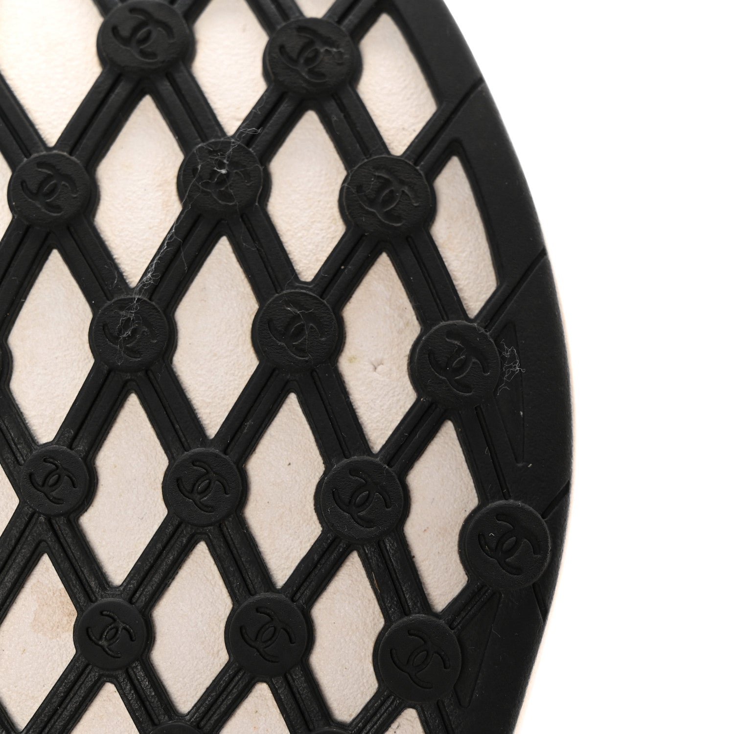Chanel Fabric Logo Sneakers 37.5 White 10 of 14