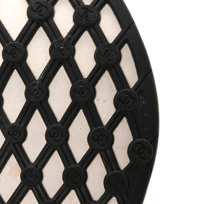 Chanel Fabric Logo Sneakers 37.5 White 10 of 14