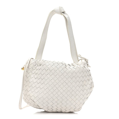 Bottega Veneta Nappa Intrecciato Small Bulb White 1 of 10