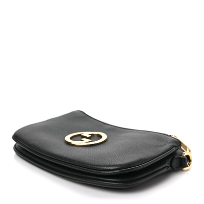 Gucci Roxy Calfskin Web Mini Blondie Crossbody Bag Black 7 of 8