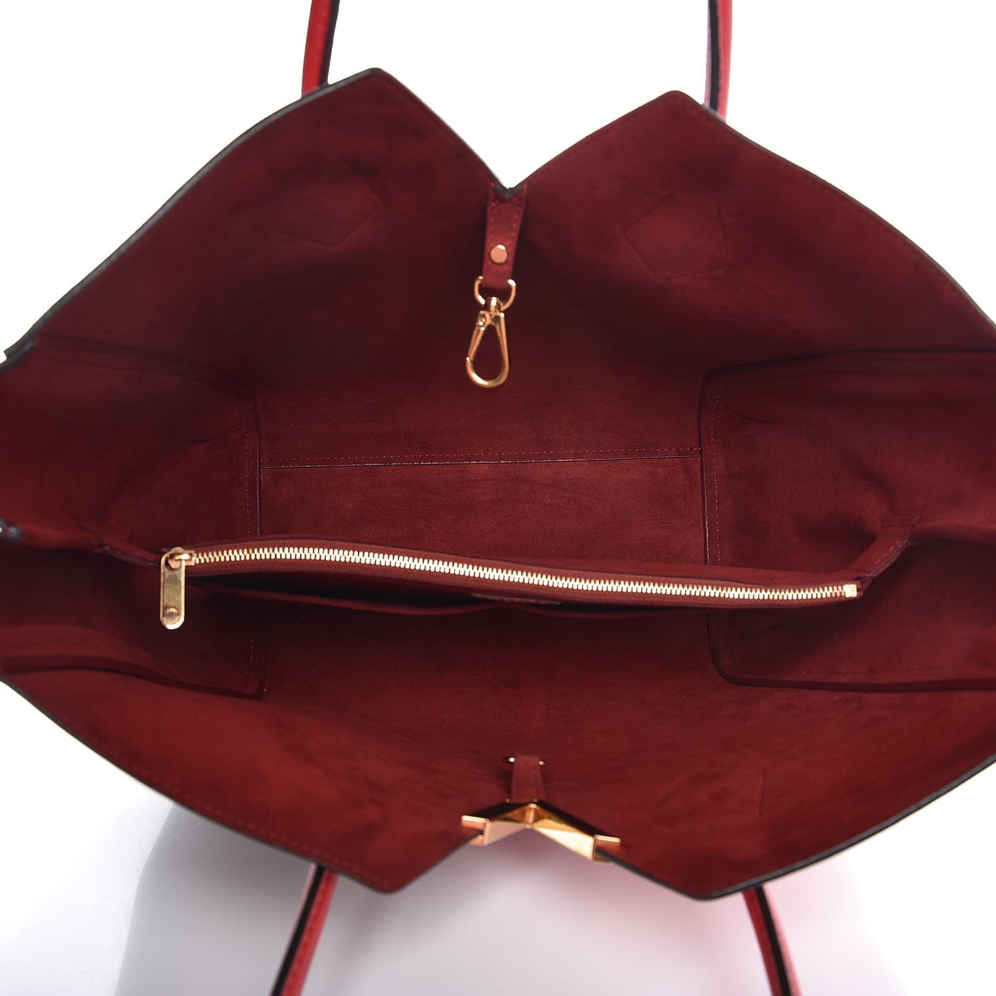 Calfskin Monogram Kimono Tote Cherry