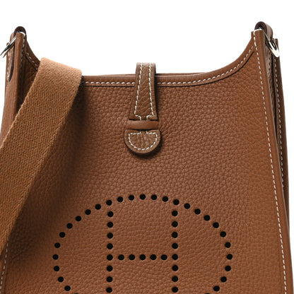 Hermes Taurillon Clemence Evelyne TPM Gold 8 of 11