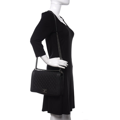 Chanel Caviar Quilted New Medium Boy Flap Black 2 of 14