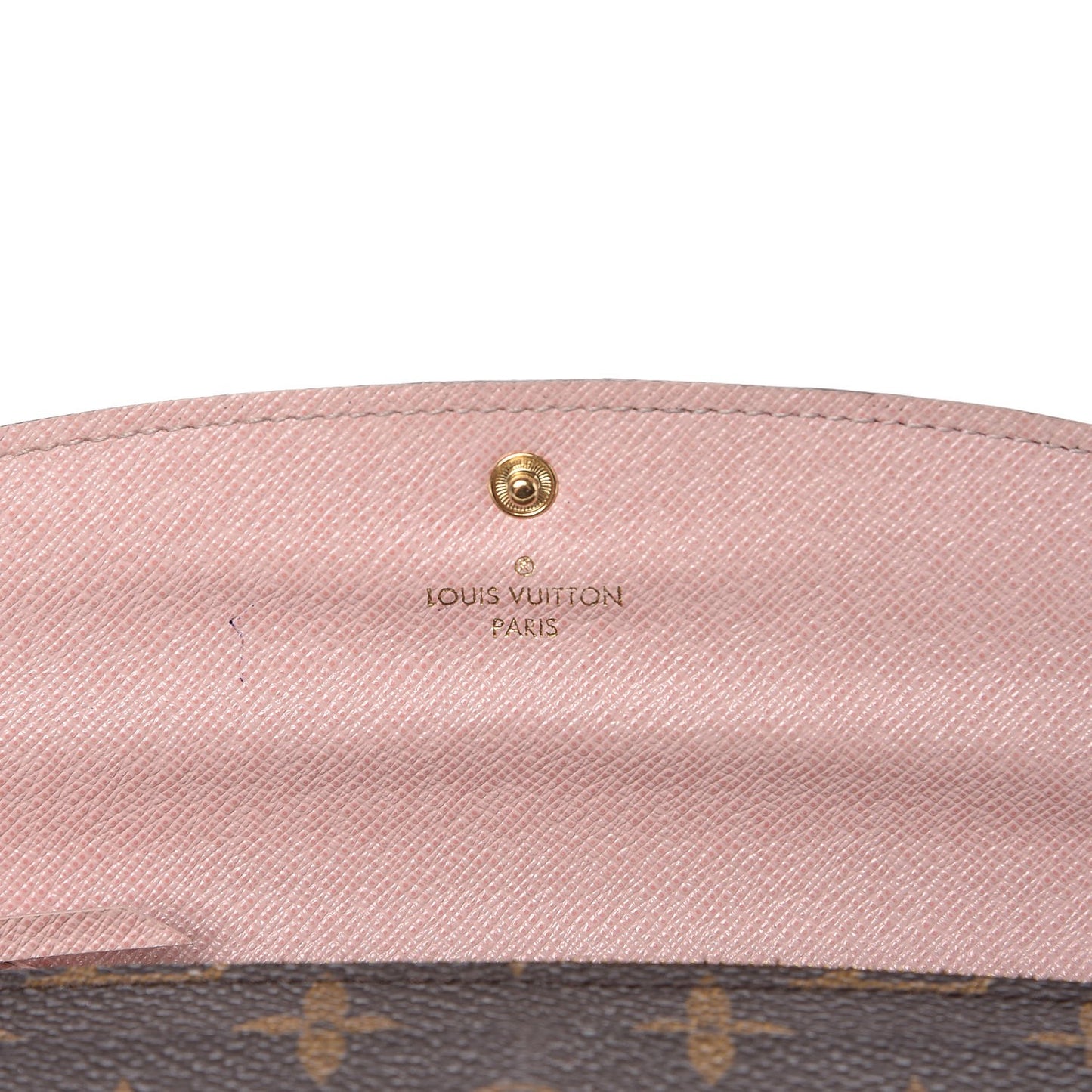 Monogram Emilie Wallet Rose Ballerine