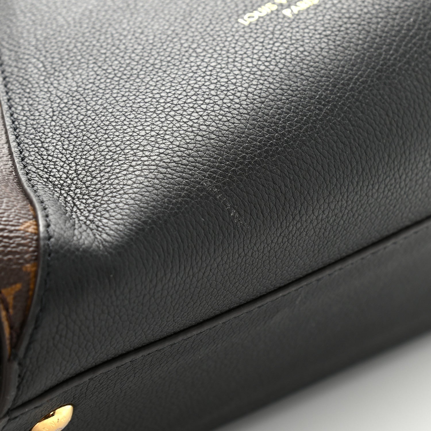 Louis Vuitton Calfskin Monogram Kimono Tote Black 11 of 11