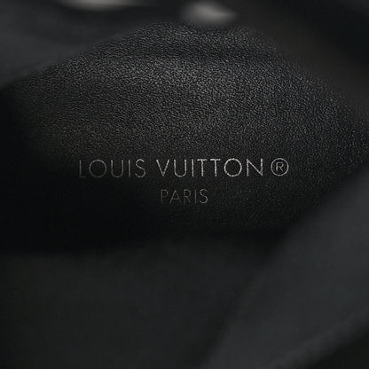 Louis Vuitton Calfskin Territory Flat Ranger Boots 38.5 Black 8 of 9