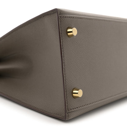 Hermes Epsom Kelly Sellier 28 Etain 9 of 11