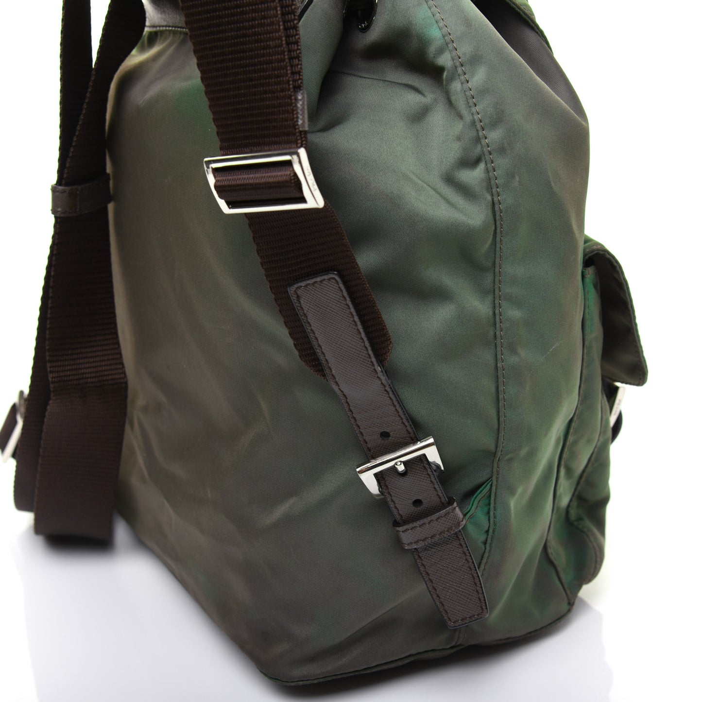 Tessuto Nylon Medium Backpack Fumo