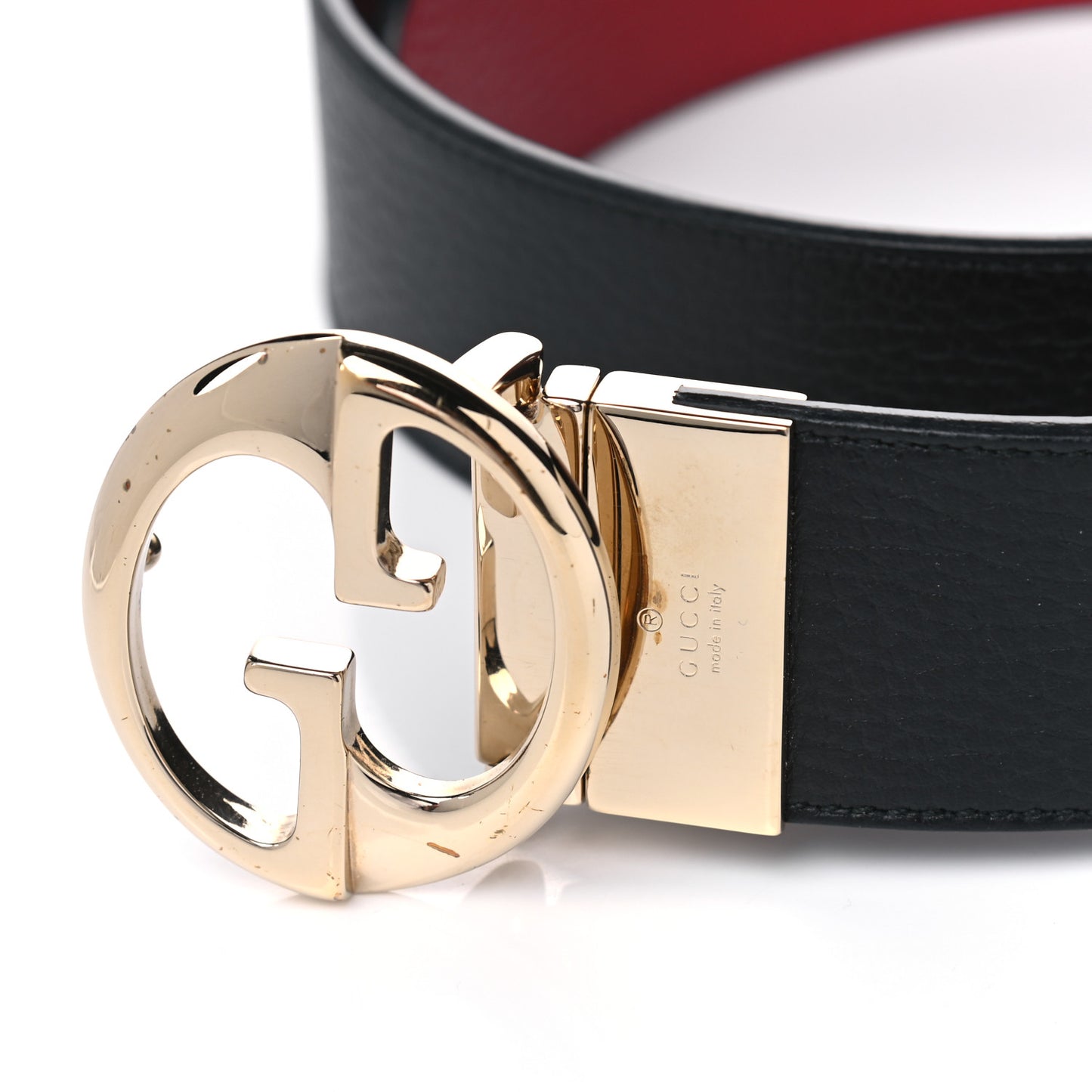 Calfskin 1973 Reversible Belt 85 34 Black Red
