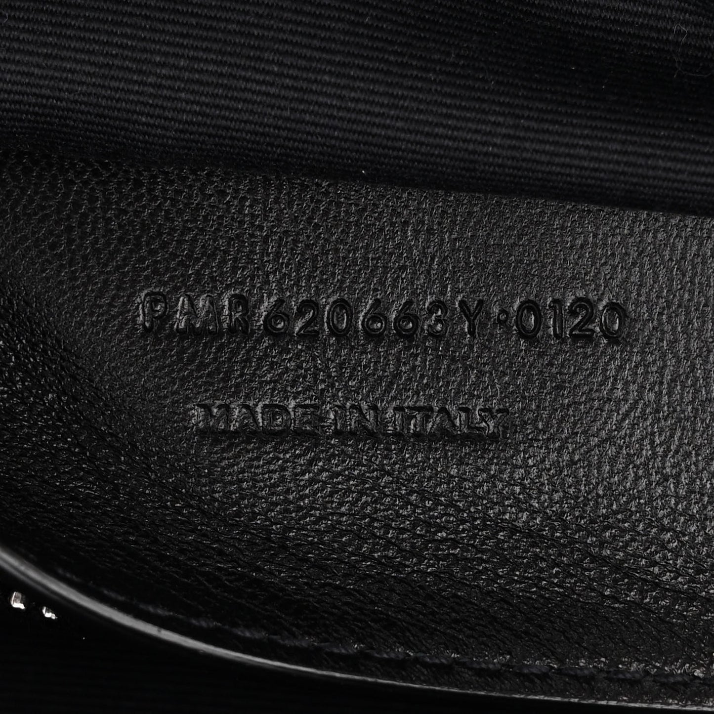 Calfskin Crocodile Embossed Medium West Hollywood Monogram Fold-Over Black