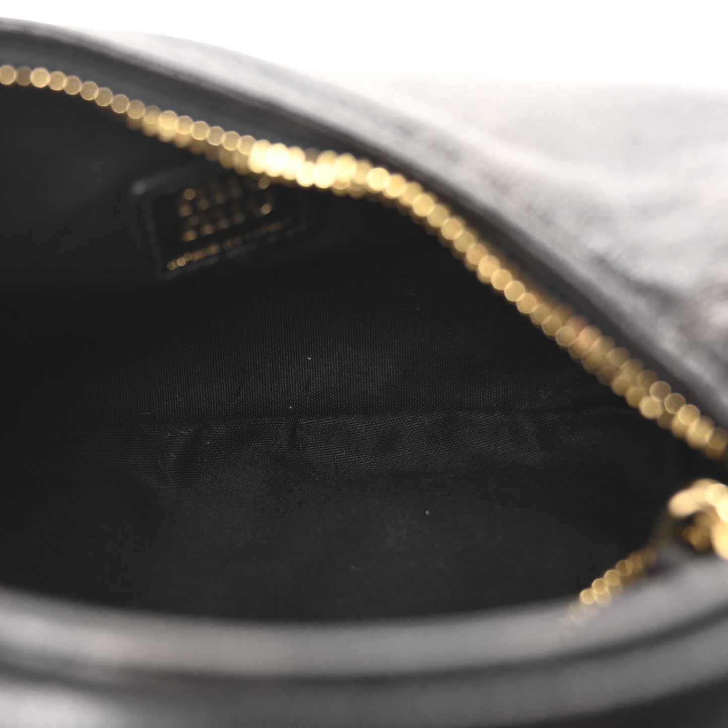 Nappa Crystal Embroidered Mini Wander Hobo Caffe