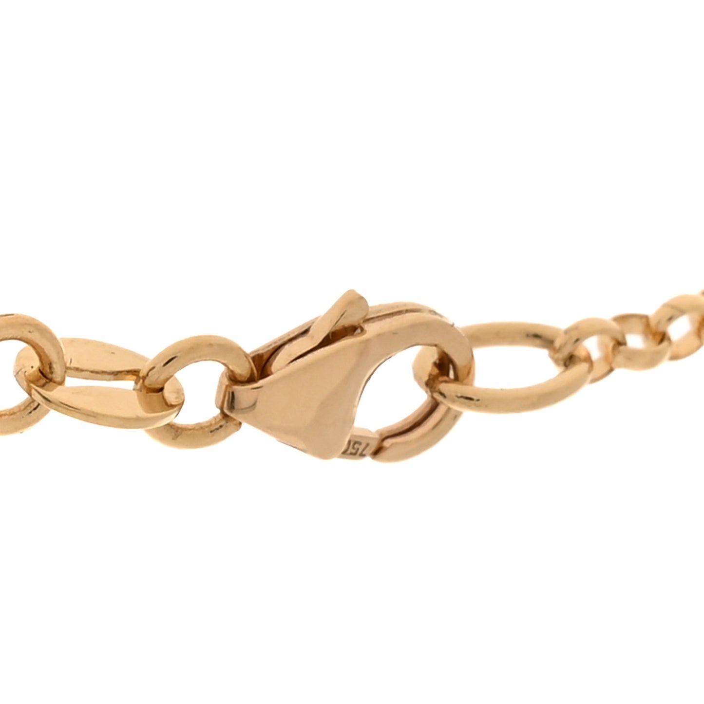 18K Yellow Gold Small Belcher Chain Chubby Annex Link Necklace