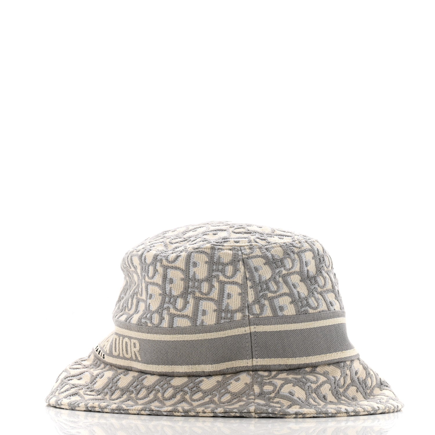 Christian Dior Oblique Bucket Hat 57 Grey 4 of 9