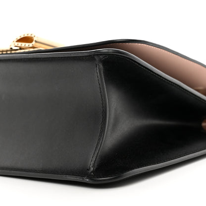 Salvatore Ferragamo Calfskin Vara Crossbody Bag Black Bonbon 9 of 10
