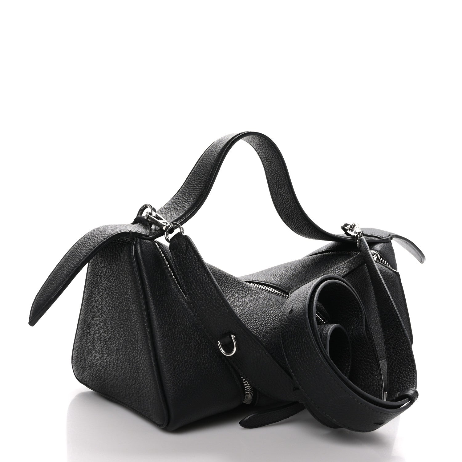 Alaia Calfskin Le Zip Black 4 of 9