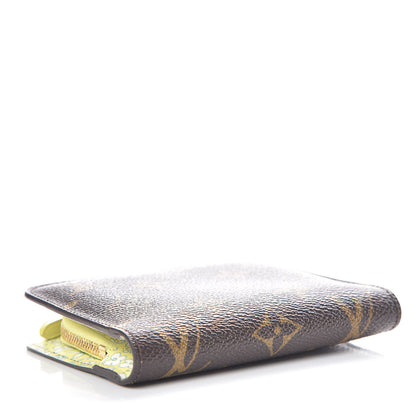Louis Vuitton Monogram Fleuri Insolite Wallet PM Yellow 3 of 8