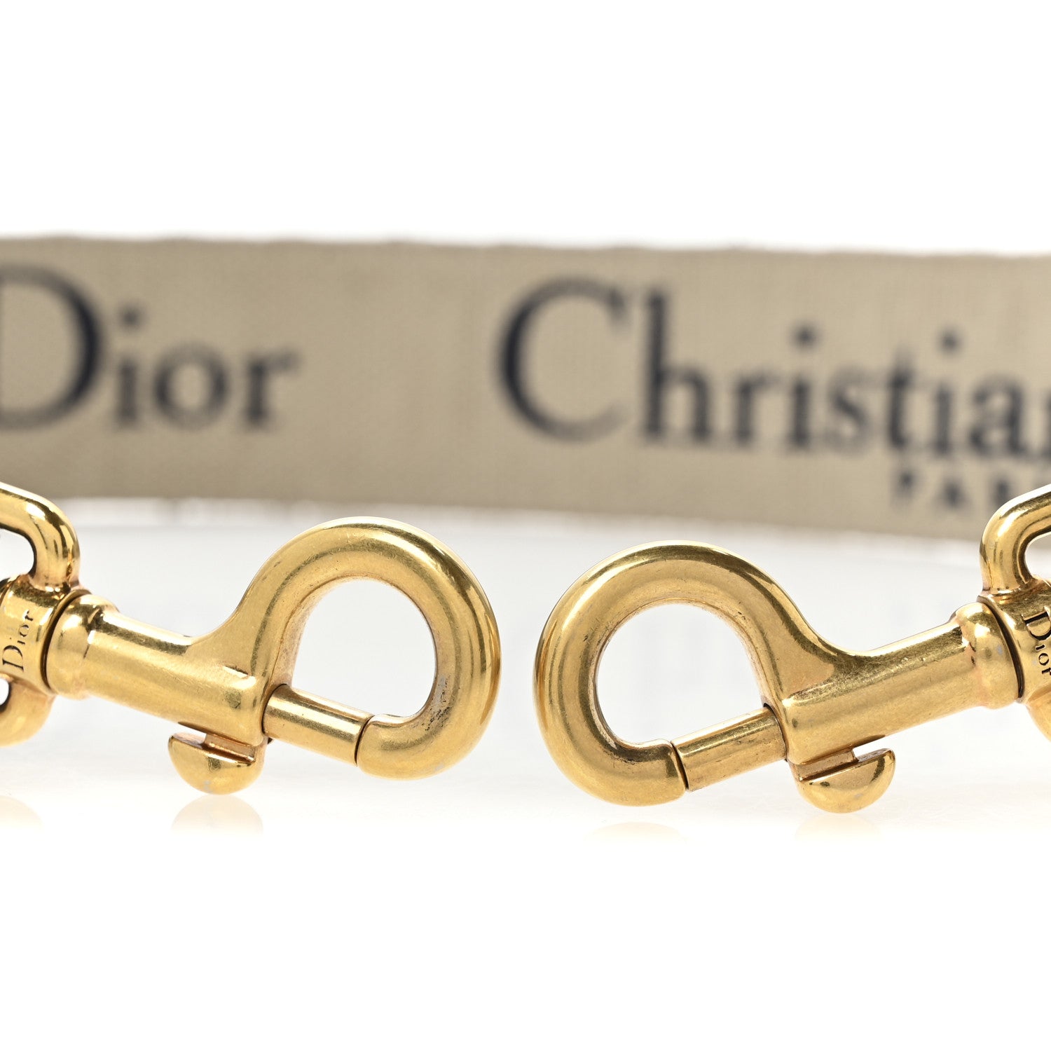 Christian Dior Oblique Shoulder Strap Blue 3 of 5