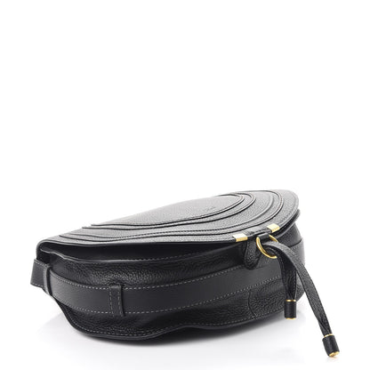 Chloe Calfskin Medium Marcie Round Crossbody Bag Black 4 of 9