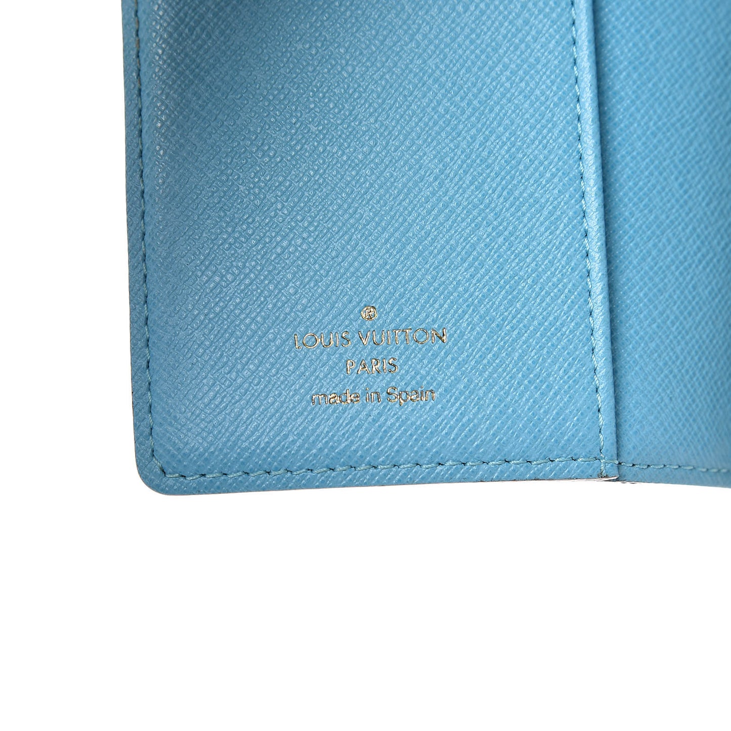 Monogram Groom Small Ring Agenda Cover Blue