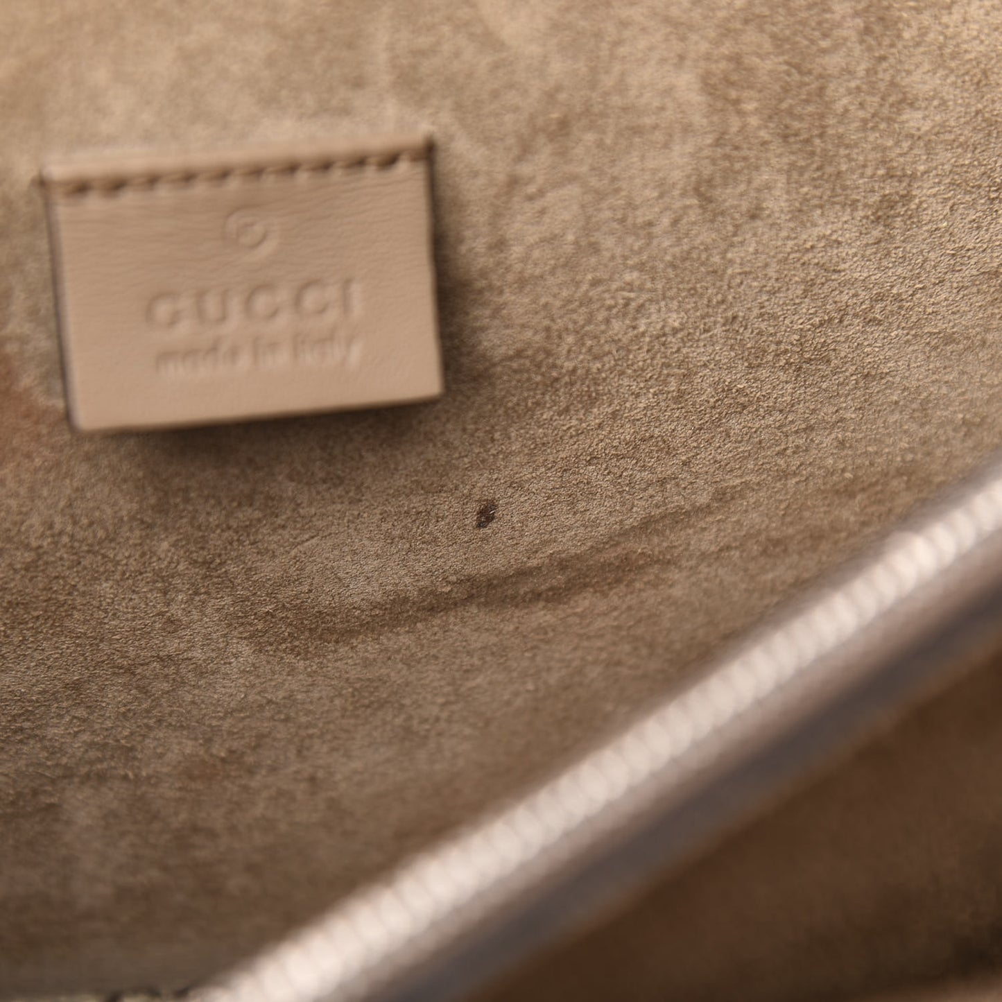 GG Supreme Monogram Small Dionysus Shoulder Bag Taupe