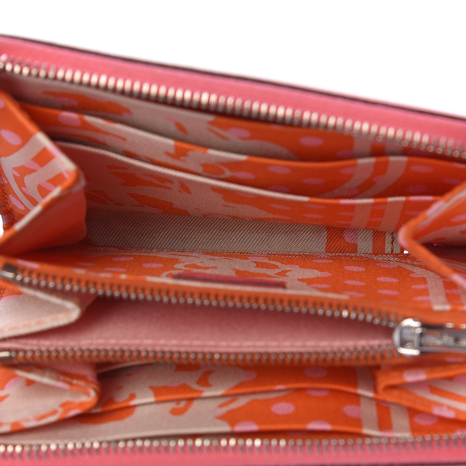 Hermes Epsom Silk'In Compact Wallet Rose Azalee 5 of 7
