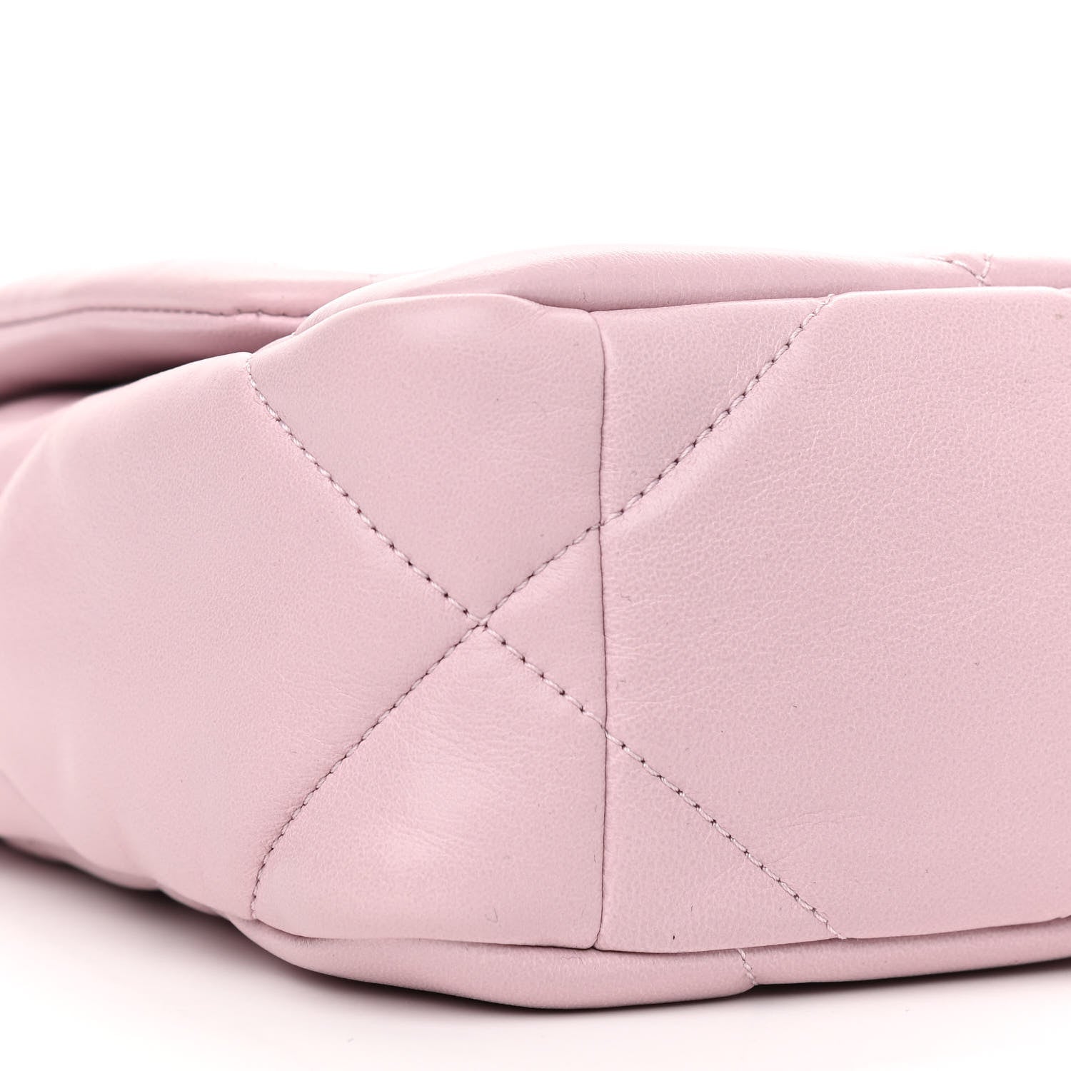 Chanel Goatskin Quilted Medium Chanel 19 Flap Light Pink 9 of 11