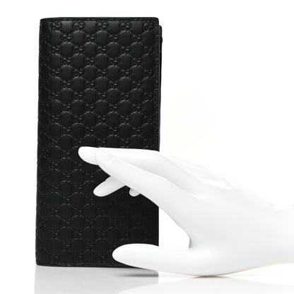 Gucci Microguccissima Bi-Fold Organizer Wallet Black 2 of 6