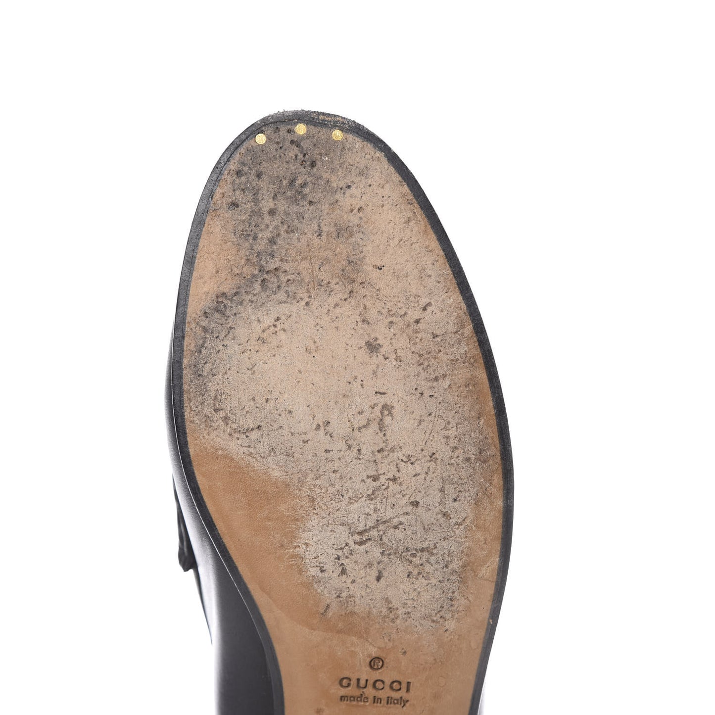 Calfskin Womens 1953 Horsebit Loafers 37.5 Black
