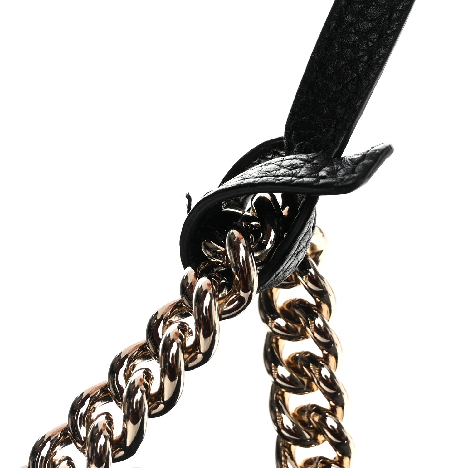 Gucci Pebbled Calfskin Medium Soho Chain Shoulder Bag Black 11 of 12