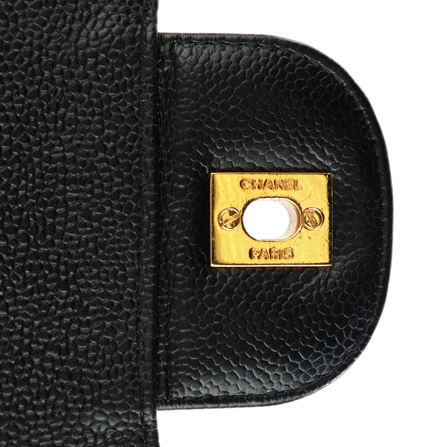 Chanel Caviar Quilted Jumbo Single Flap Black 5 of 9