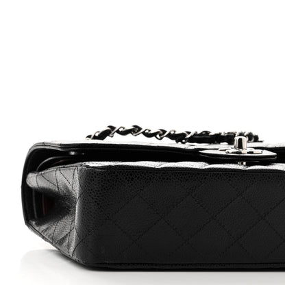 Chanel Caviar Quilted Medium Double Flap Black 9 of 10
