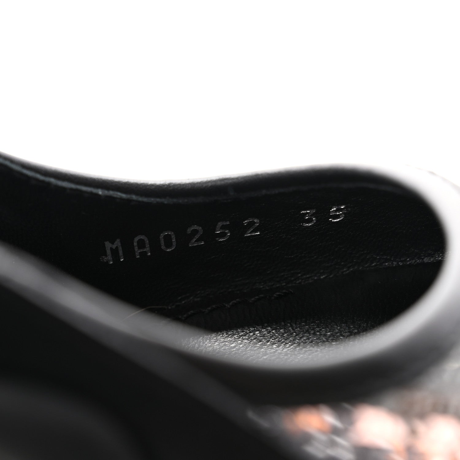 Louis Vuitton Calfskin Sequin Archlight Slingback Pumps 35 Black 8 of 10