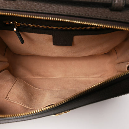 Gucci GG Supreme Monogram Web Small Ophidia Top Handle Shoulder Bag Brown 5 of 10
