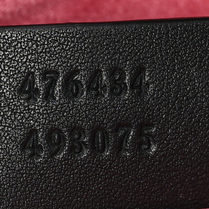 Gucci Velvet Matelasse GG Marmont Belt Bag 85 34 Black 7 of 9
