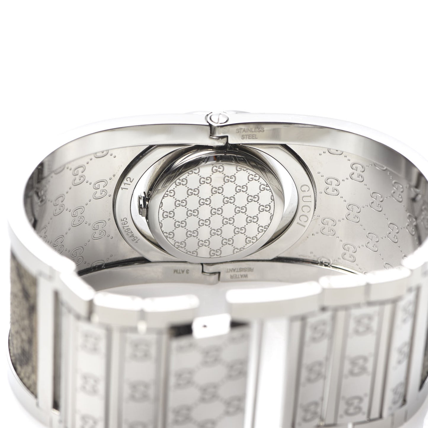 Stainless Steel Canvas Mother of Pearl 33mm Twirl Monogram Quartz Watch