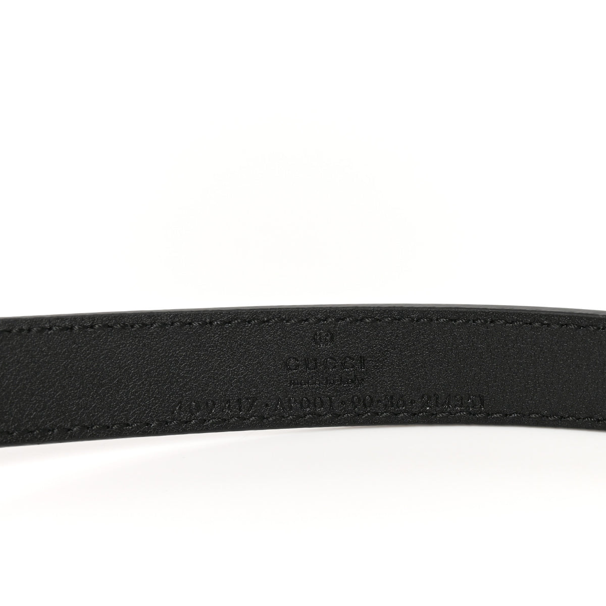 Calfskin Double G 20mm Belt 90 36 Black