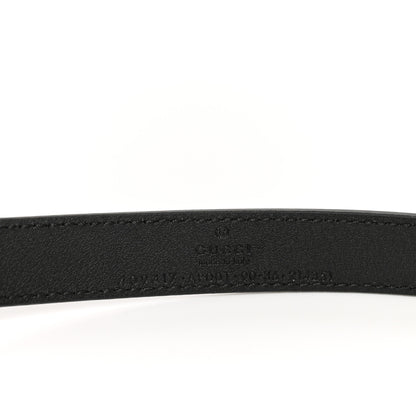 Gucci Calfskin Double G 20mm Belt 90 36 Black 4 of 5