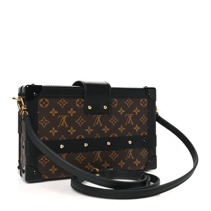 Louis Vuitton Monogram Petite Malle Black 3 of 9