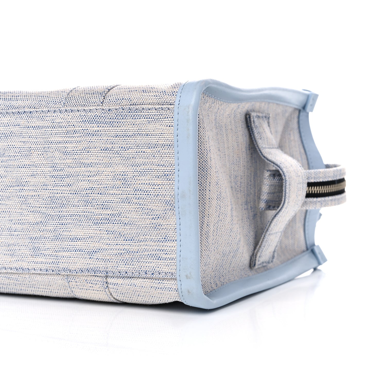 Canvas Small Summer Tote Bag Blue