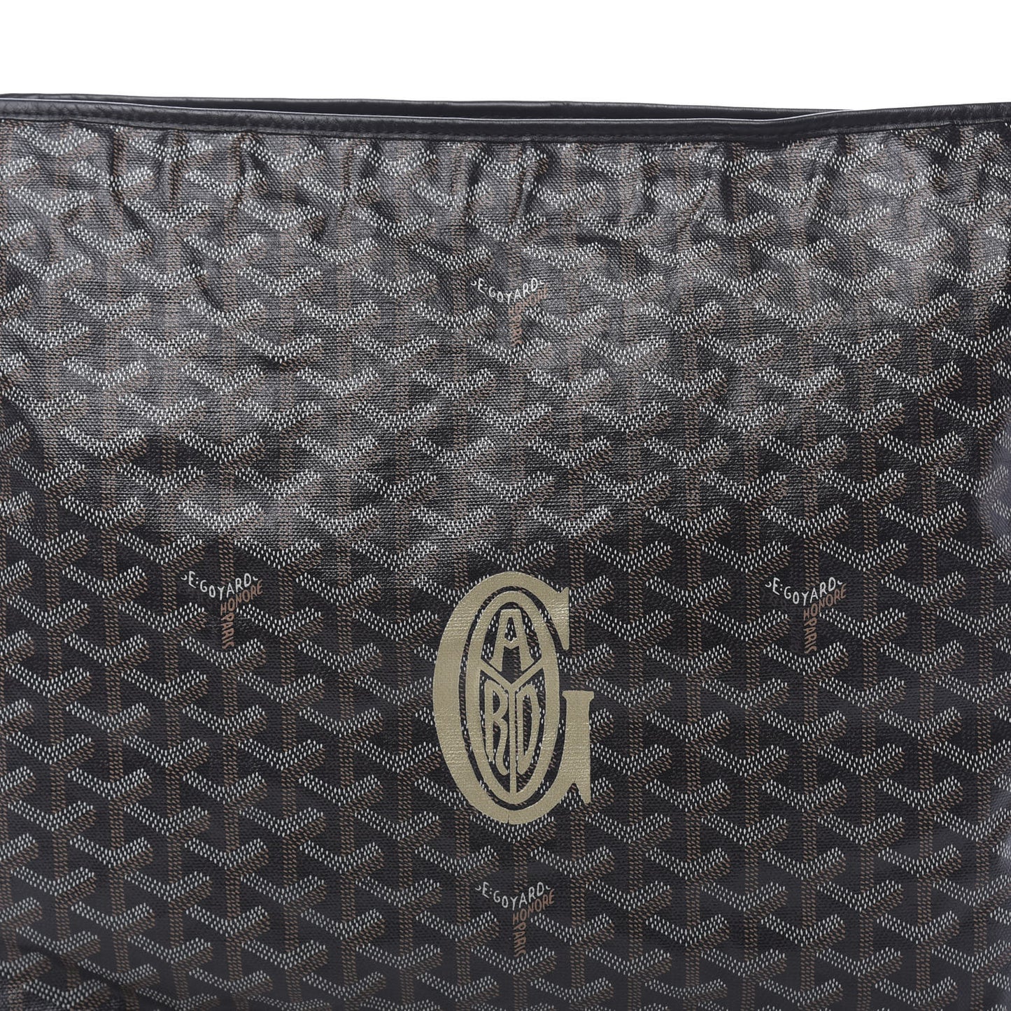 Goyardine Fidji Zip Hobo Black
