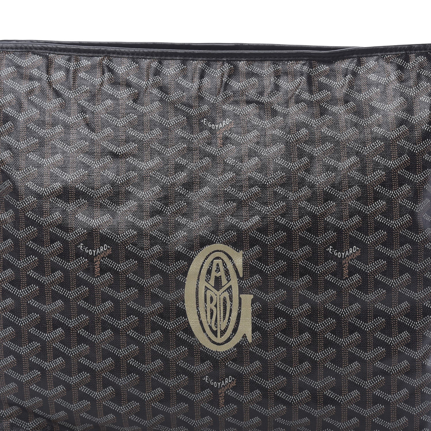 Goyard Goyardine Fidji Zip Hobo Black 10 of 10