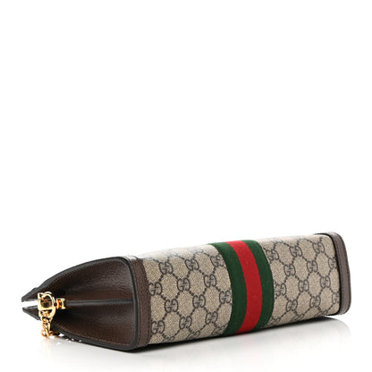 Gucci GG Supreme Monogram Web Small Ophidia Chain Shoulder Bag Brown 4 of 10