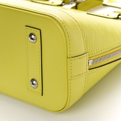 Louis Vuitton Epi Jacquard Alma BB Yellow Citron 8 of 9