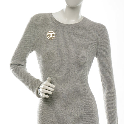 Chanel Mesh Circle CC Brooch Gold 2 of 4