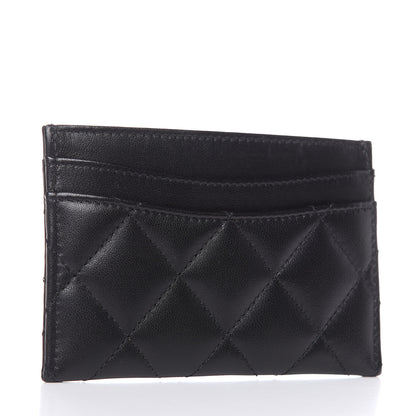 Chanel Lambskin Quilted Card Holder Black 3 of 11