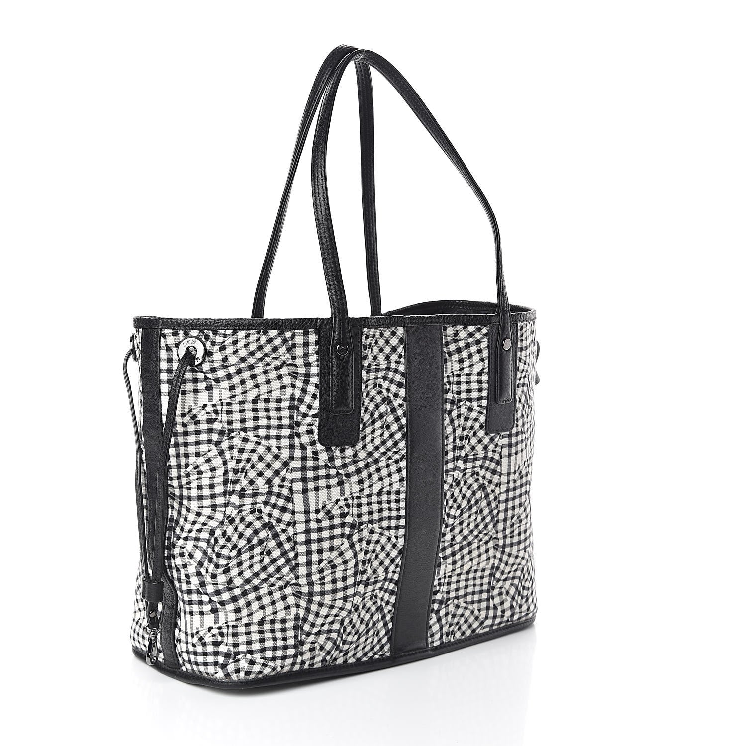 MCM Visetos Medium Liz Reversible Shopper Tote Black 6 of 15